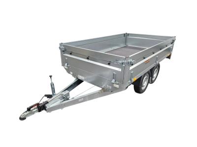 Przyczepka dwuosiowa hamowana  DMC 1300 - platforma