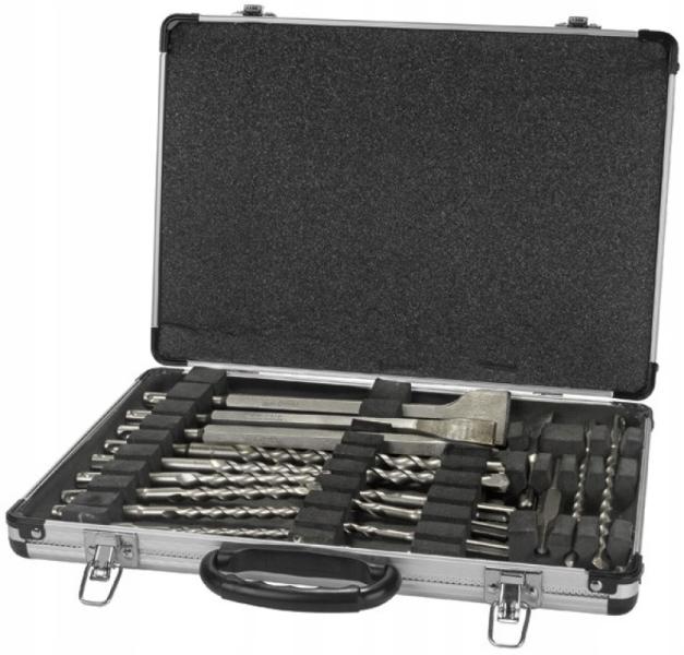 MAKITA Zestaw wierteł i dłut SDS + 17 sztuk w aluminiowej walizce D-42444