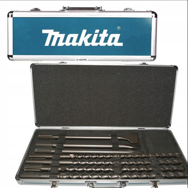 Makita Zestaw Wierteł i Dłut Wiertło Dłuto SDS-Max 7 sztuk Walizka D-42494